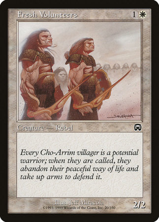 Fresh Volunteers [Mercadian Masques] | The Time Vault CA
