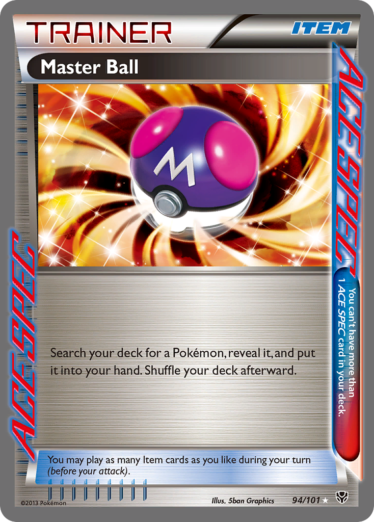 Master Ball (94/101) [Black & White: Plasma Blast] | The Time Vault CA