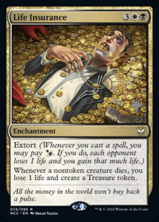 Life Insurance (Promo Pack) [Streets of New Capenna Commander Promos] | The Time Vault CA