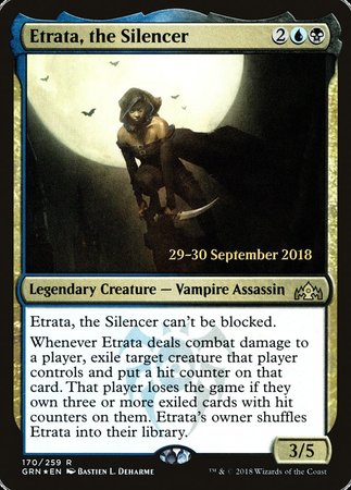 Etrata, the Silencer [Guilds of Ravnica Promos] | The Time Vault CA