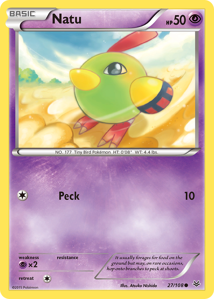 Natu (27/108) [XY: Roaring Skies] | The Time Vault CA