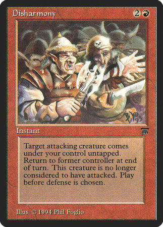 Disharmony [Legends] | The Time Vault CA