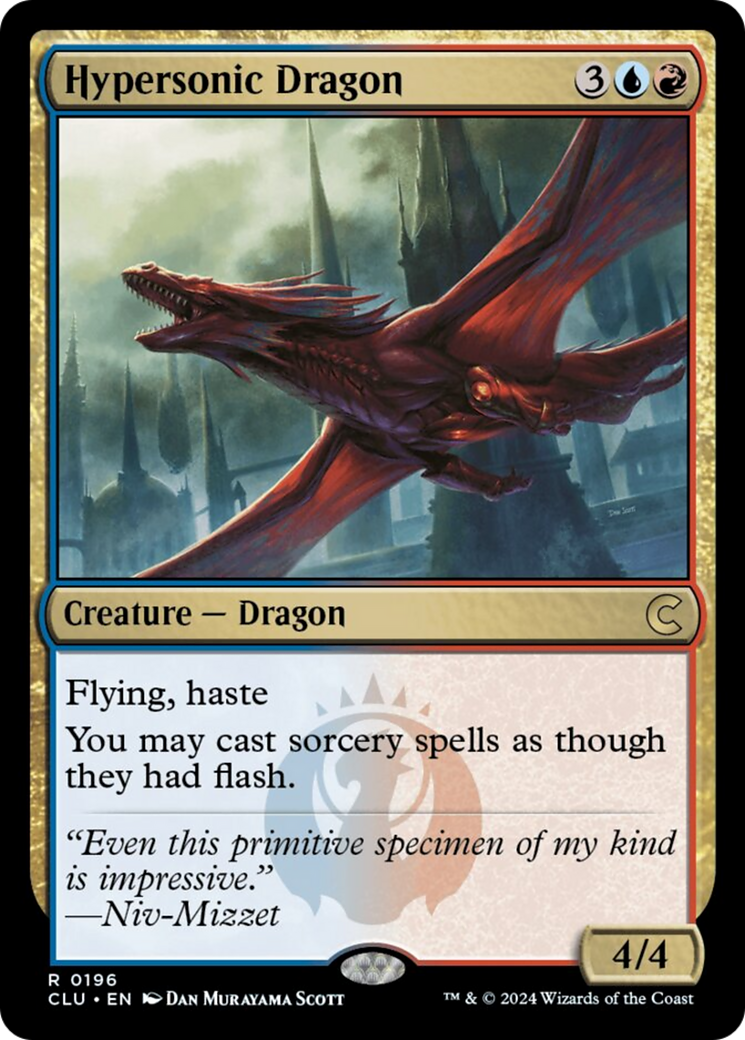 Hypersonic Dragon [Ravnica: Clue Edition] | The Time Vault CA