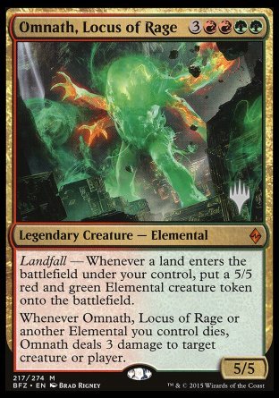 Omnath, Locus of Rage (Promo Pack) [Dungeons & Dragons: Adventures in the Forgotten Realms Promos] | The Time Vault CA