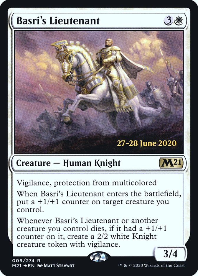 Basri's Lieutenant  [Core Set 2021 Prerelease Promos] | The Time Vault CA