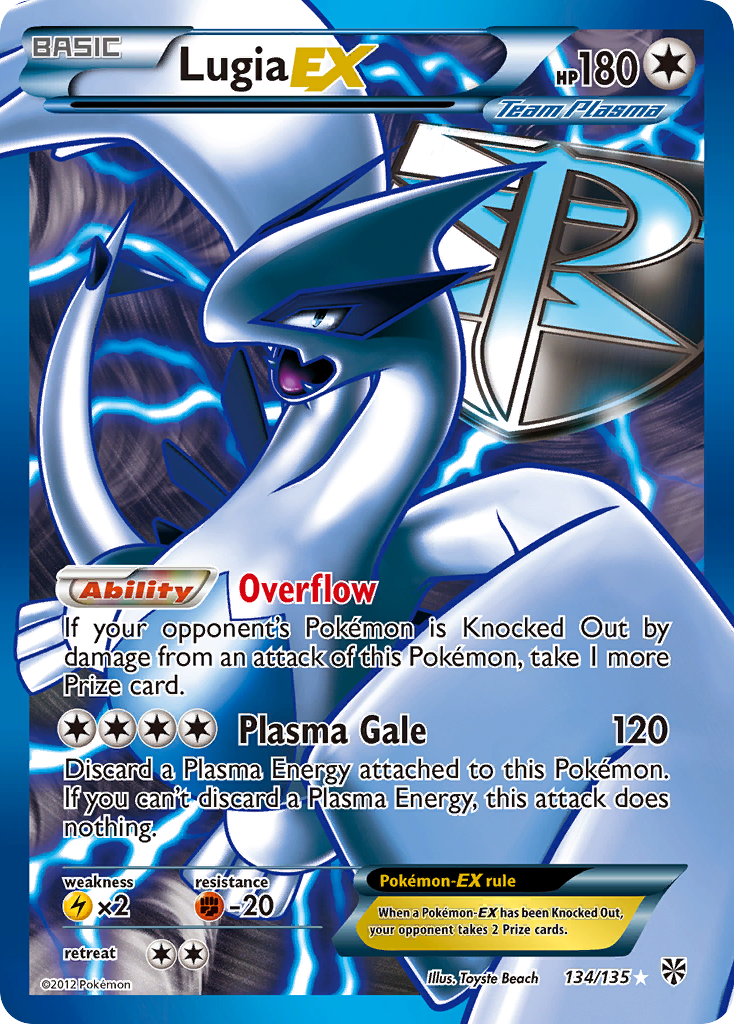 Lugia EX (134/135) [Black & White: Plasma Storm] | The Time Vault CA