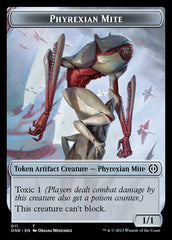 Phyrexian Mite (011) // Phyrexian Germ Double-Sided Token [Phyrexia: All Will Be One Commander Tokens] | The Time Vault CA