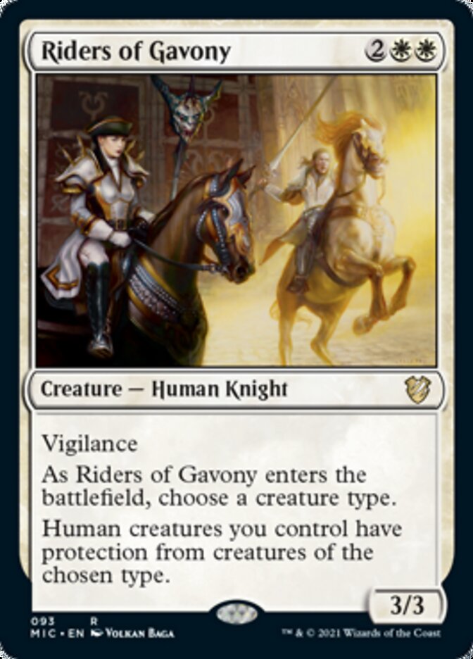 Riders of Gavony [Innistrad: Midnight Hunt Commander] | The Time Vault CA