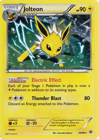 Jolteon (26/98) (Cosmos Holo) [XY: Ancient Origins] | The Time Vault CA