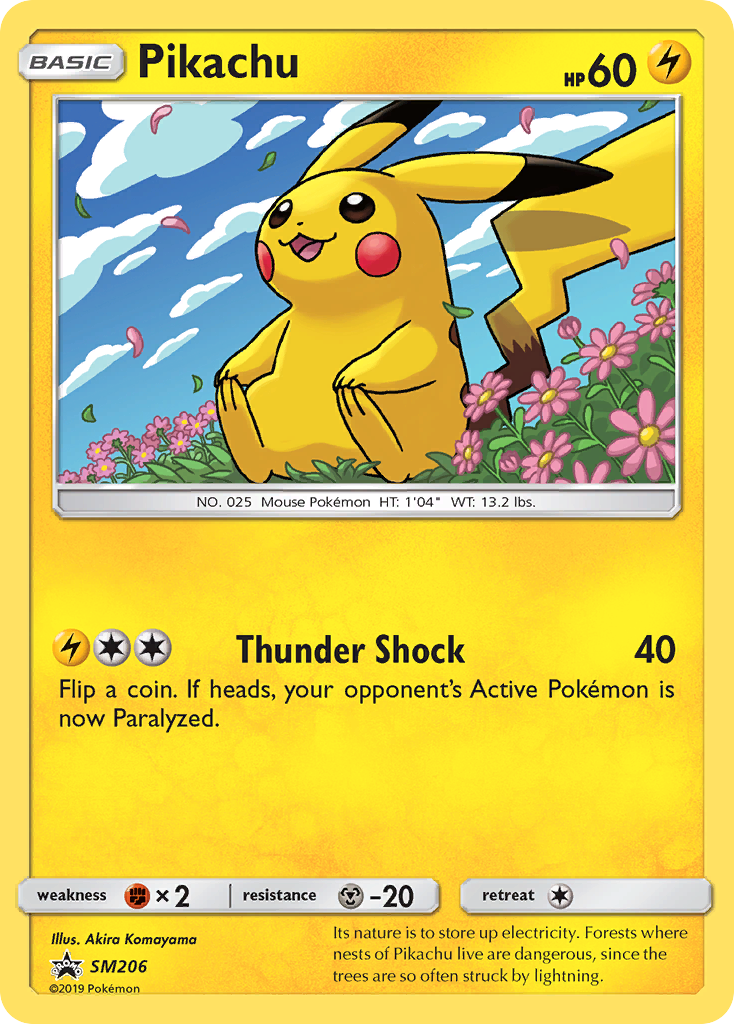 Pikachu (SM206) [Sun & Moon: Black Star Promos] | The Time Vault CA