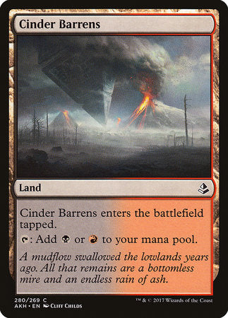 Cinder Barrens [Amonkhet] | The Time Vault CA