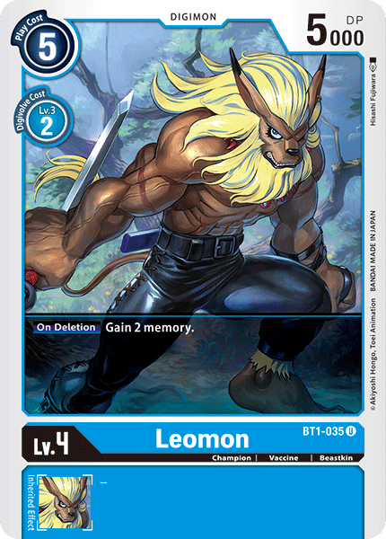 Leomon [BT1-035] [Release Special Booster Ver.1.0] | The Time Vault CA