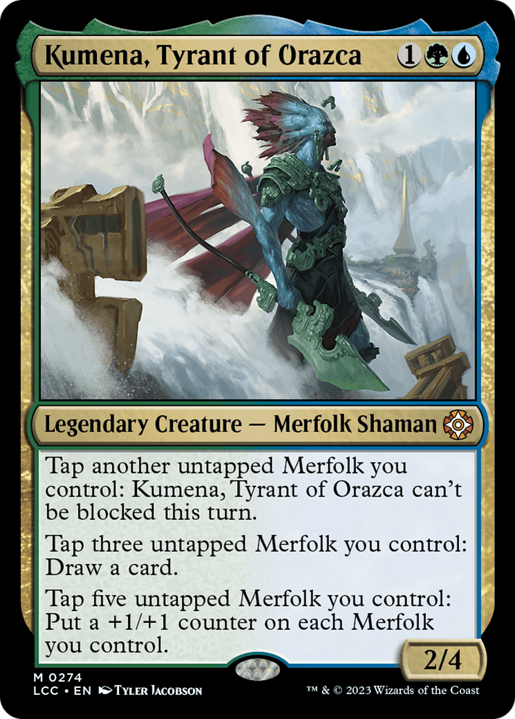 Kumena, Tyrant of Orazca [The Lost Caverns of Ixalan Commander] | The Time Vault CA