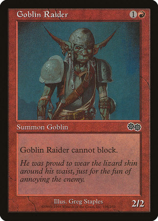 Goblin Raider [Urza's Saga] | The Time Vault CA