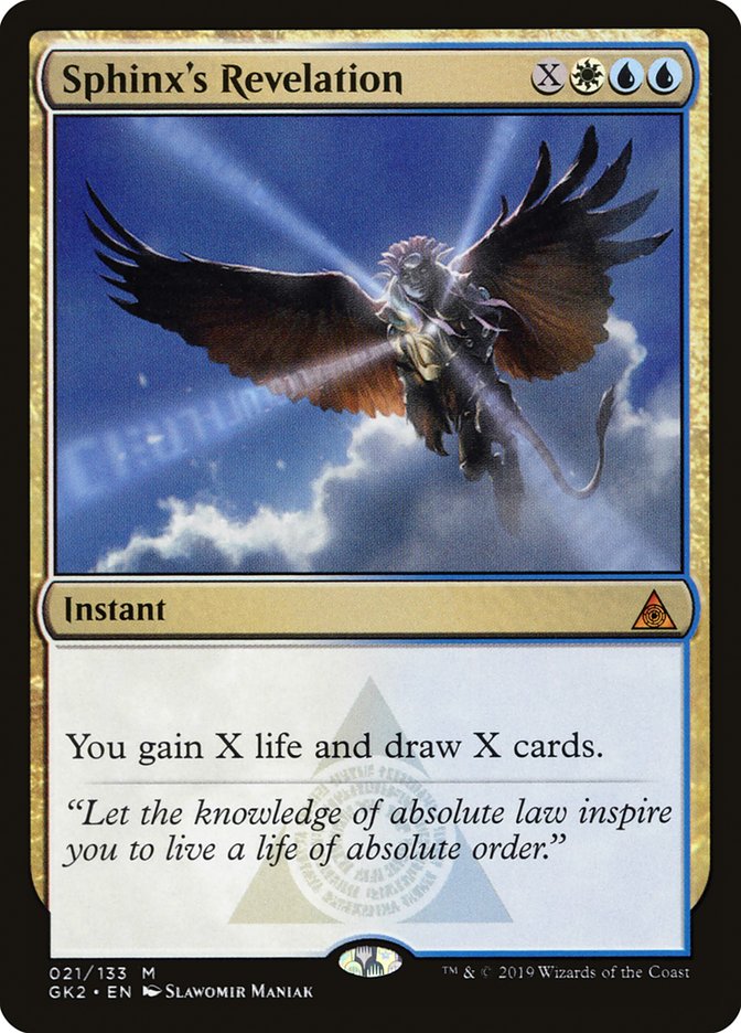 Sphinx's Revelation [Ravnica Allegiance Guild Kit] | The Time Vault CA