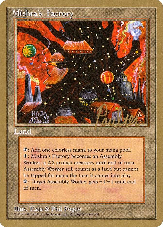 Mishra's Factory (Preston Poulter) [Pro Tour Collector Set] | The Time Vault CA