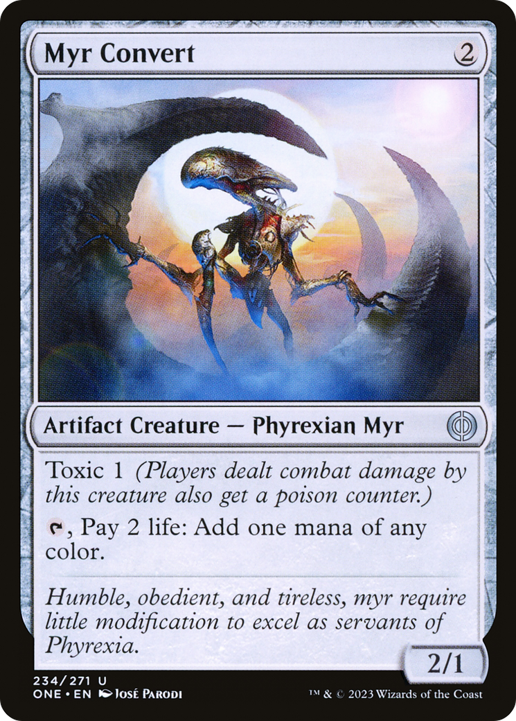 Myr Convert [Phyrexia: All Will Be One] | The Time Vault CA