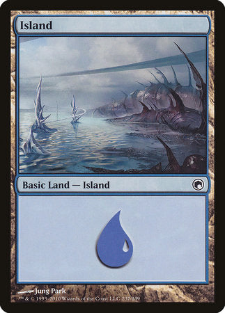 Island (237) [Scars of Mirrodin] | The Time Vault CA