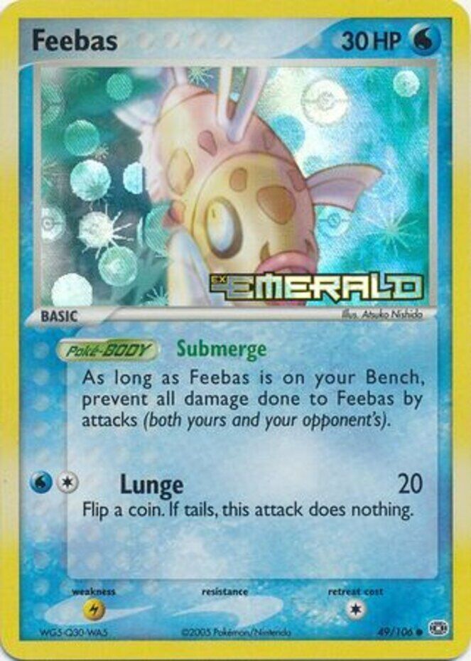 Feebas (49/106) (Stamped) [EX: Emerald] | The Time Vault CA