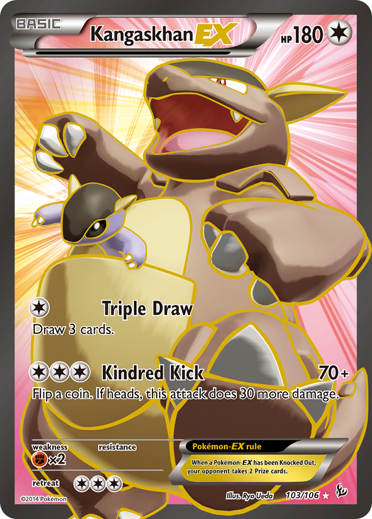 Kangaskhan EX (103/106) [XY: Flashfire] | The Time Vault CA