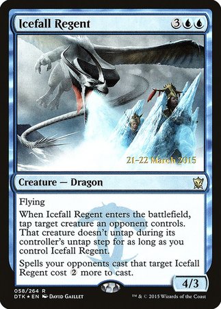 Icefall Regent [Dragons of Tarkir Promos] | The Time Vault CA