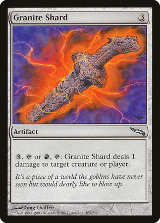 Granite Shard [Mirrodin] | The Time Vault CA