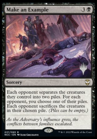 Make an Example (Promo Pack) [Streets of New Capenna Commander Promos] | The Time Vault CA