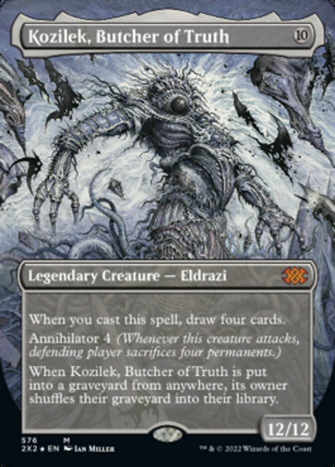 Kozilek, Butcher of Truth (Textured Foil) [Double Masters 2022] | The Time Vault CA