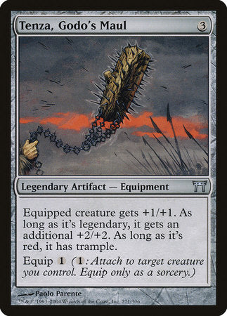 Tenza, Godo's Maul [Champions of Kamigawa] | The Time Vault CA