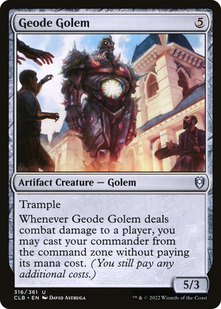 Geode Golem [Commander Legends: Battle for Baldur's Gate] | The Time Vault CA