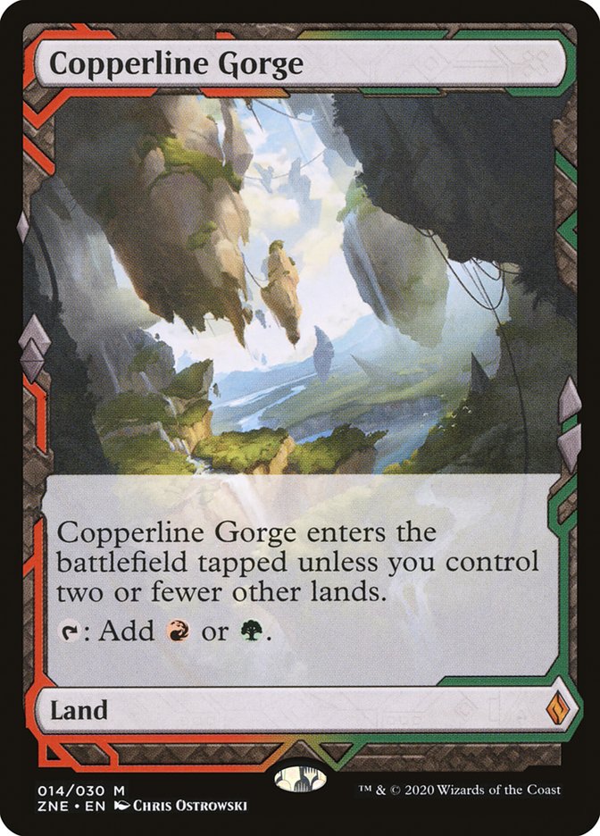 Copperline Gorge [Zendikar Rising Expeditions] | The Time Vault CA