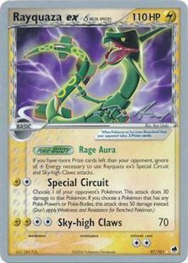 Rayquaza ex (97/101) (Delta Species) (Legendary Ascent - Tom Roos) [World Championships 2007] | The Time Vault CA