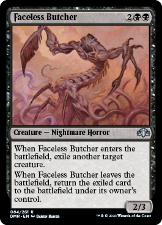 Faceless Butcher [Dominaria Remastered] | The Time Vault CA
