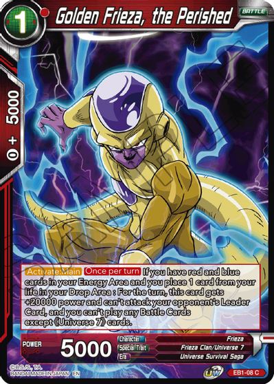 Golden Frieza, the Perished (EB1-08) [Battle Evolution Booster] | The Time Vault CA