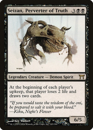 Seizan, Perverter of Truth [Champions of Kamigawa] | The Time Vault CA