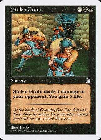 Stolen Grain [Portal Three Kingdoms] | The Time Vault CA