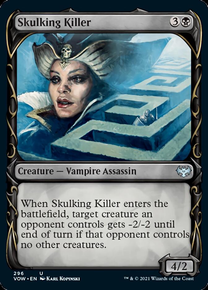 Skulking Killer (Showcase Fang Frame) [Innistrad: Crimson Vow] | The Time Vault CA