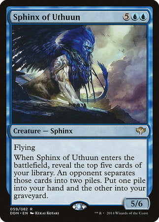 Sphinx of Uthuun [Duel Decks: Speed vs. Cunning] | The Time Vault CA