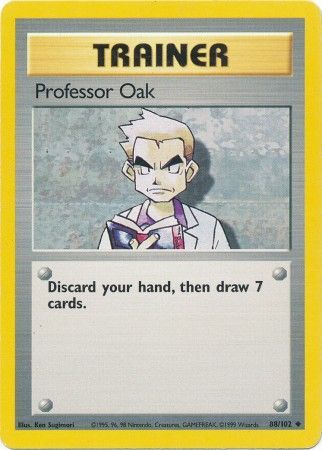 Professor Oak (88/102) [Base Set Unlimited] | The Time Vault CA