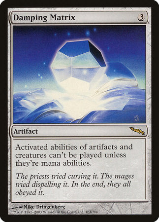 Damping Matrix [Mirrodin] | The Time Vault CA