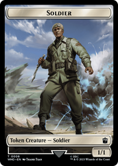 Horse // Soldier Double-Sided Token [Doctor Who Tokens] | The Time Vault CA