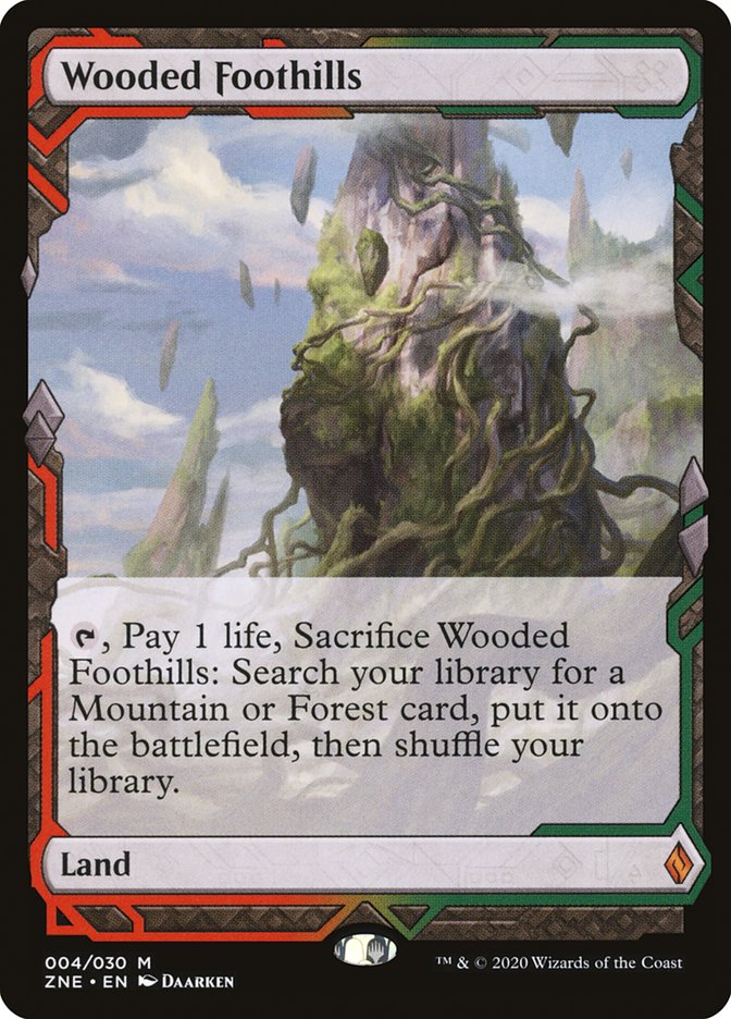 Wooded Foothills [Zendikar Rising Expeditions] | The Time Vault CA