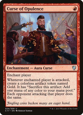 Curse of Opulence [Commander 2017] | The Time Vault CA