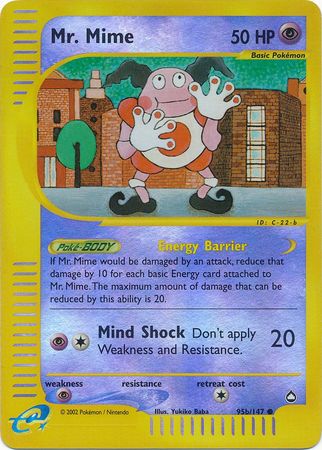 Mr Mime (95b/147) [Aquapolis] | The Time Vault CA