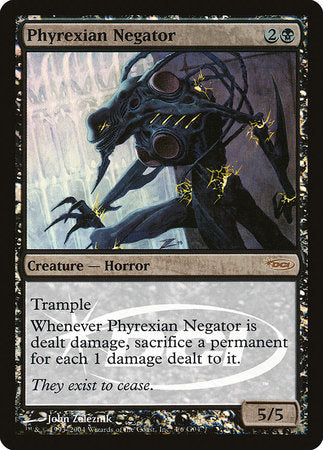 Phyrexian Negator [Judge Gift Cards 2004] | The Time Vault CA