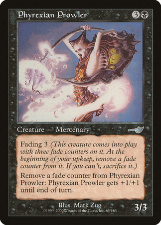 Phyrexian Prowler [Nemesis] | The Time Vault CA