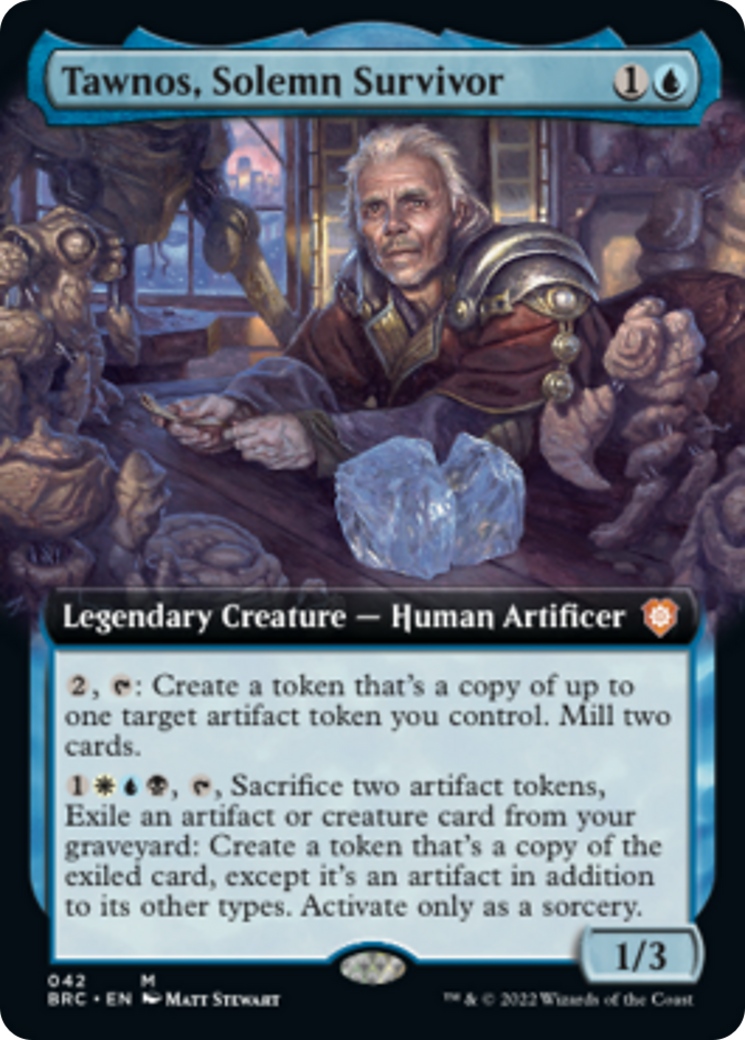 Tawnos, Solemn Survivor (Extended Art) [The Brothers' War Commander] | The Time Vault CA