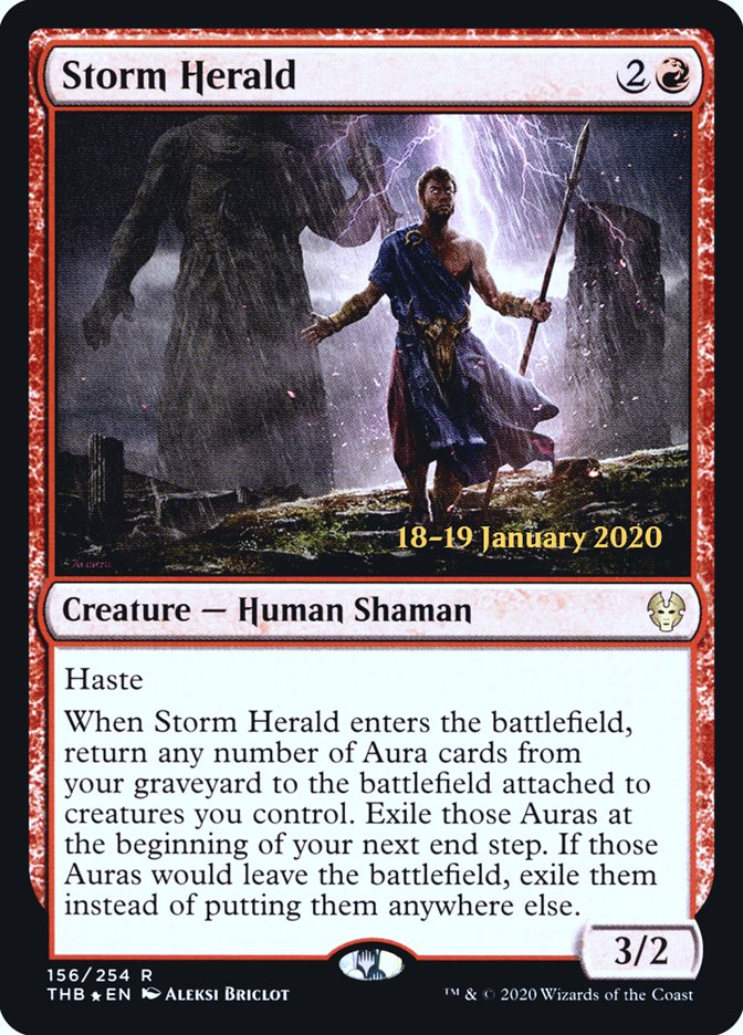 Storm Herald [Theros Beyond Death Prerelease Promos] | The Time Vault CA