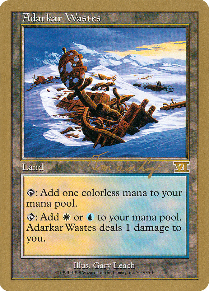 Adarkar Wastes (Tom van de Logt) [World Championship Decks 2000] | The Time Vault CA