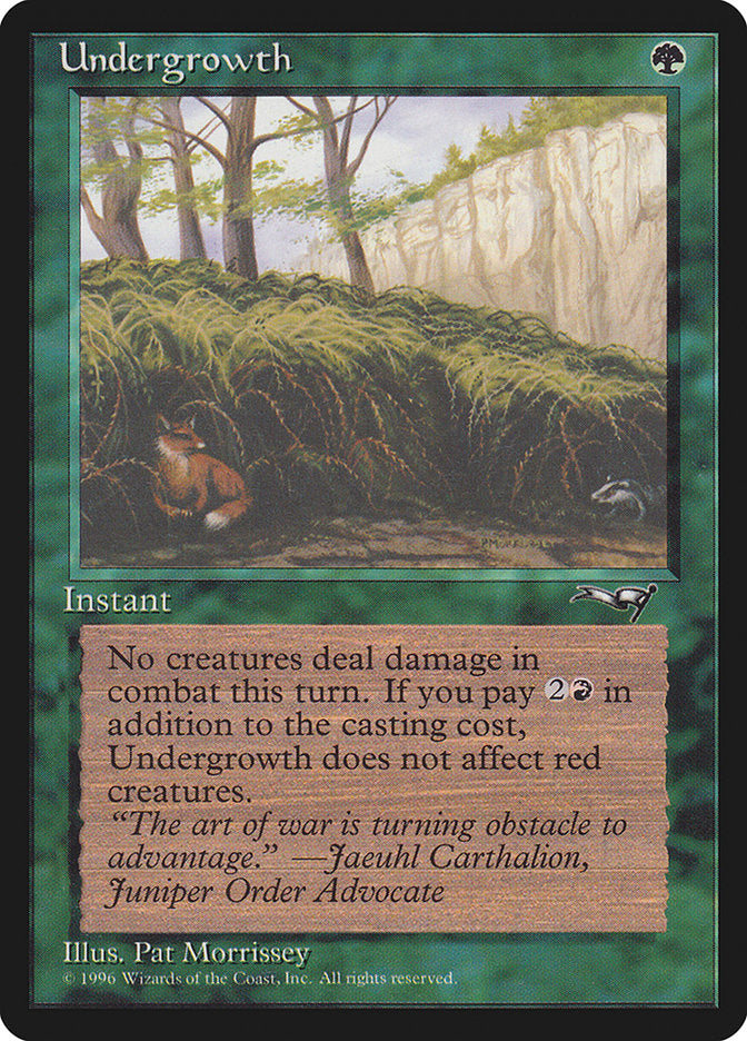 Undergrowth (Fox Art) [Alliances] | The Time Vault CA